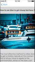 Free Guide Uber Taxi capture d'écran 1