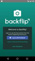 Backflip - Event Photo Sharing plakat