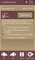 GC C_HANATEC SAP Exam screenshot 3