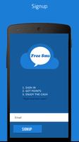 Free SMS plakat