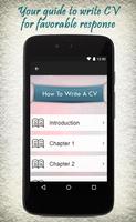 How To Write A CV syot layar 1