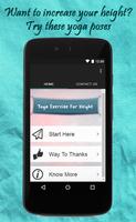 Yoga Exercise For Height Affiche