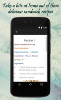 Sandwich Recipes Guide capture d'écran 2