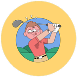 Get in the Hole! Golf Crowd BM Button