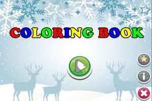 Winter Coloring Book Poster