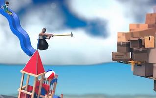 برنامه‌نما Play Getting Over It With Bennett Foddy trick عکس از صفحه