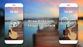 Gesture lock screen and app lock постер