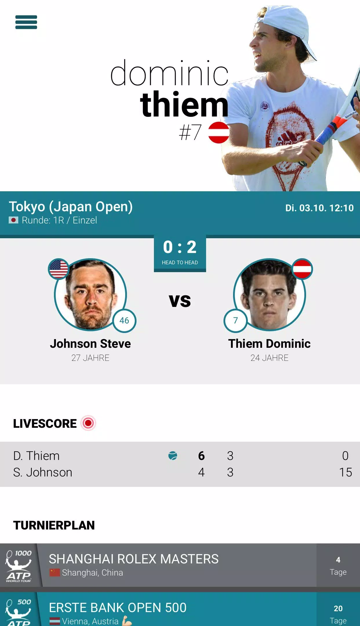 Dominic Thiem - Tennis Fan App for Android - APK Download