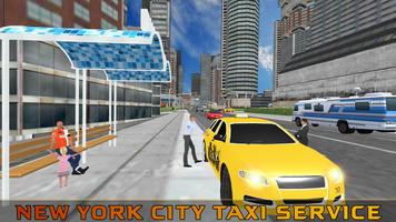New York Crazy Taxi Driver 3D: City Rush Transport ภาพหน้าจอ 1