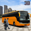 Coach Bus Driving Transport 3D