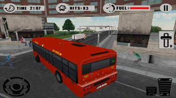 Coach Bus Driving Transport 3D 截图 1