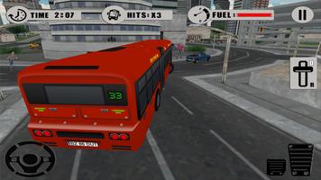 Coach Bus Driving Transport 3D 截图 3