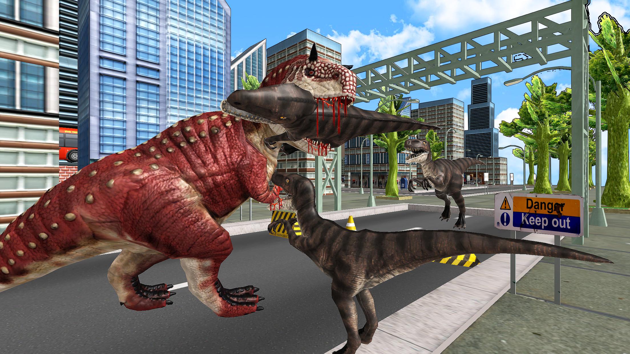 Dinosaur Simulator 2017 Wild Dino City Attack For Android Apk Download - roblox attack of the giant dinosaurs dinosaur simulator