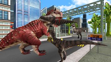 Dinosaur Simulator 2017 - Wild Dino City Attack постер
