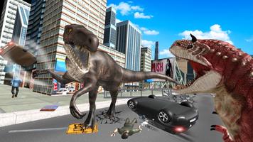 Dinosaur Simulator 2017 - Wild Dino City Attack Screenshot 1