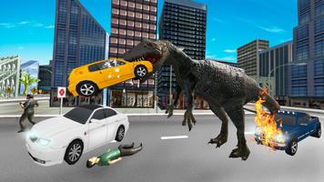 Dinosaur Simulator 2017 - Wild Dino City Attack Screenshot 2