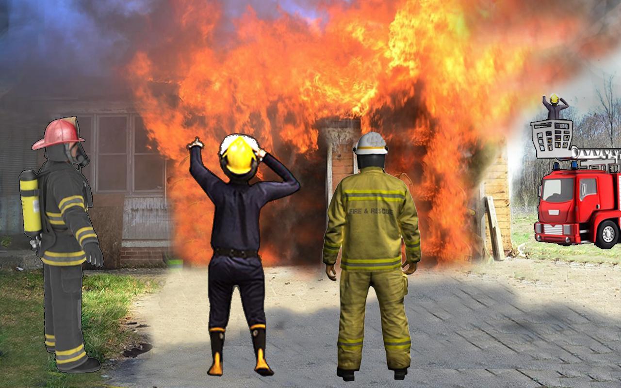 Игру пожарки. Игра про пожарника. Пожарный в огне. Игра про тушение пожара. Пожарный герой.