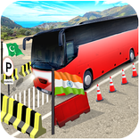 Highway Bus Parking: Modern Coach Bus Drive
