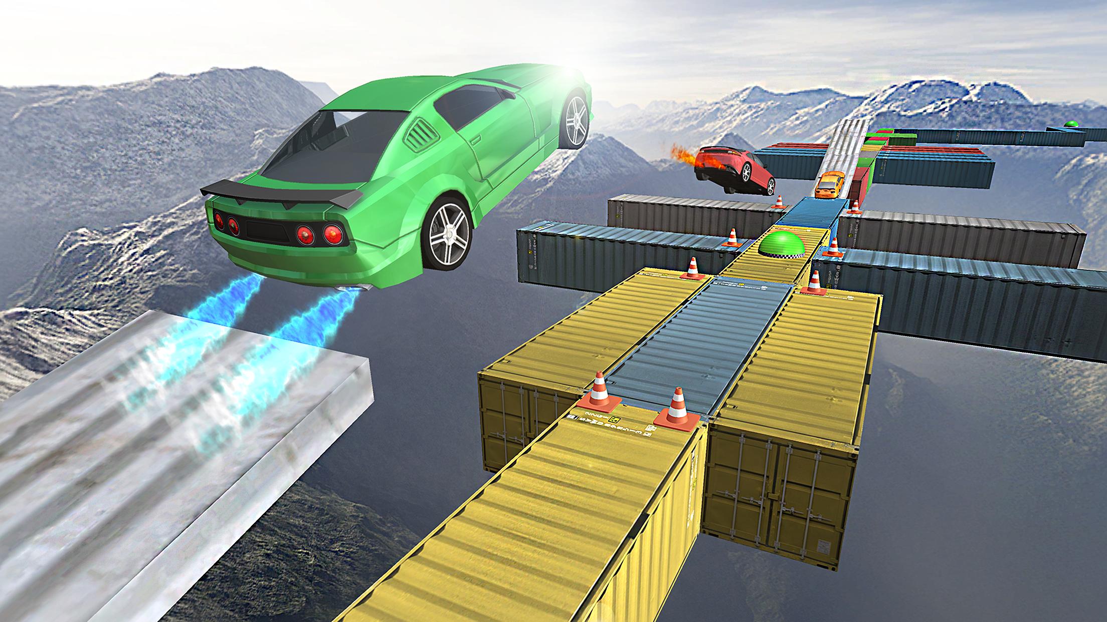 Битва суперкаров 3d. Impossible Stunt car tracks 3d. Игра с испытаниями. Невозможная машина игры.