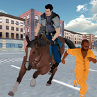 Police Horse - Crime Town Cops icône