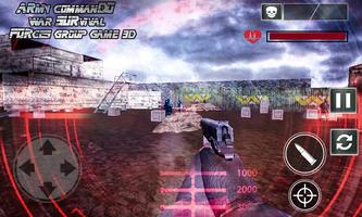 Army Commando War Survival : Forces Group Game 3D capture d'écran 3