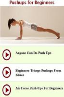 Pushups for Beginners poster