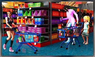 Super Market Cashier Girl Sim: Cash Register Games الملصق