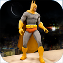 Super Bat Hero Crime Battle & Panther Hero Avenger APK
