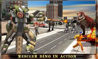 Dino Robot Rescue Simulator screenshot 3