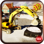 Excavator Snow Plow Simulator MOD