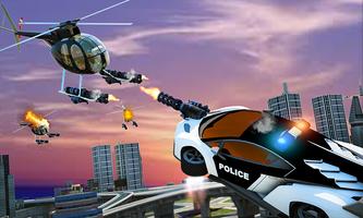 coche volador futurista: robot de la policía de lo captura de pantalla 3