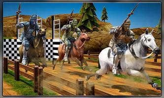 jouter chevaliers: cheval course capture d'écran 2