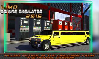Limo Driving Simulator 2016 capture d'écran 3