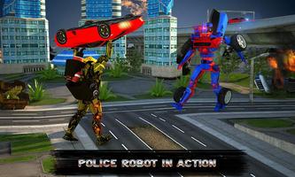 Police Robot Car Simulator ภาพหน้าจอ 1