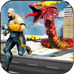 serpente robô cidade aventura