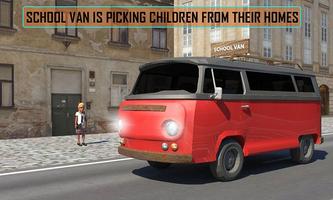 School Transport Van 포스터