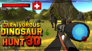 Carnivorous Dinosaur Hunt 3D Affiche