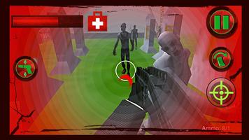 Zombie Defense: Dead Target 3D capture d'écran 3