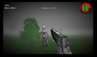 Zombie Shooter: Run Away 3D Affiche
