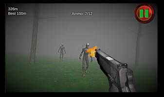 Zombie Shooter: Run Away 3D capture d'écran 2