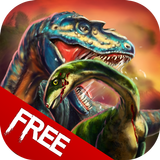 Dino Survival Evolution Battle Zeichen