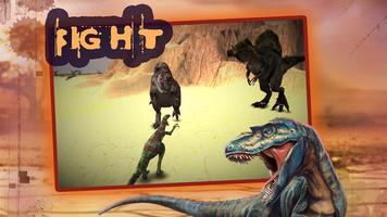 Dino Survival Evolution Battle Affiche
