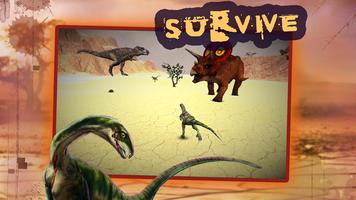 Dino Survival Evolution Battle capture d'écran 1