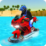 पानी सर्फर बाइक राइडर