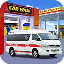 Ambulance Car Washing:Best Car Parking Game APK