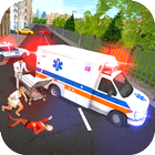 Ambulance Rescue Driver Simulator:Fast Driving icône