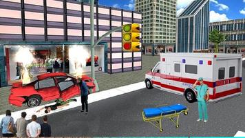 Ambulance Rescue Driver Simulator:Fast Driving capture d'écran 3