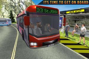 Mountain Bus Uphill Drive: Free Bus Games poster