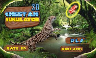 Wild Cheetah Simulator 3D الملصق