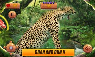 Wild Cheetah Simulator 3D تصوير الشاشة 1